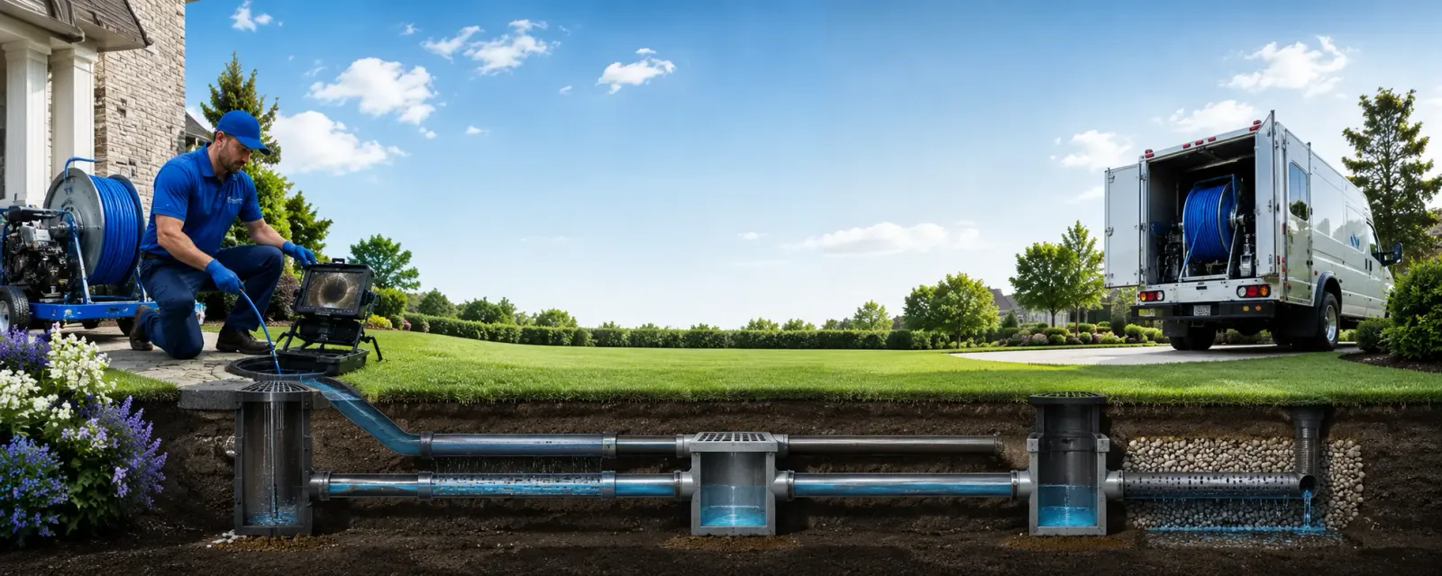 Outdoor drain cleaning information for East Providence, RI